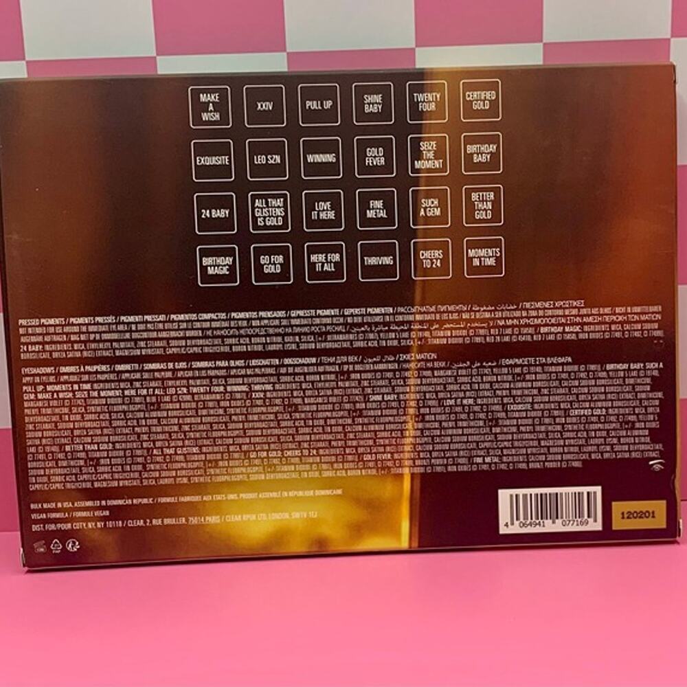 The Kylie Cosmetics 24K Birthday Collection